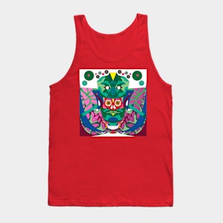 red velvet queen in palenque mexico ecopop sorcery of the death art Tank Top